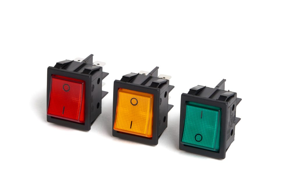 interruttore a bilanciere luminoso- b4