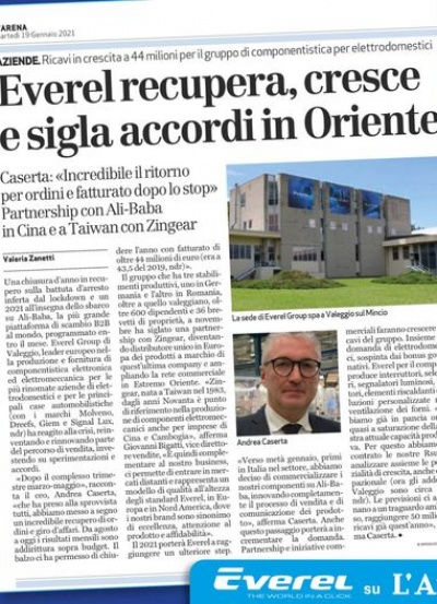 everel recupera cresce e sigla accordi in oriente